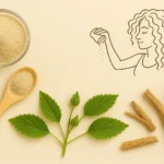 Poudre de guimauve : soin naturel pour les cheveux bouclés