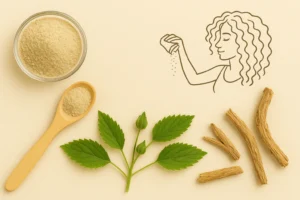 Poudre de guimauve : soin naturel pour les cheveux bouclés
